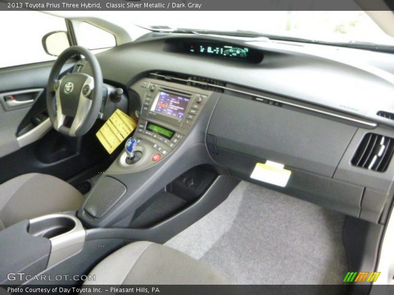 Classic Silver Metallic / Dark Gray 2013 Toyota Prius Three Hybrid