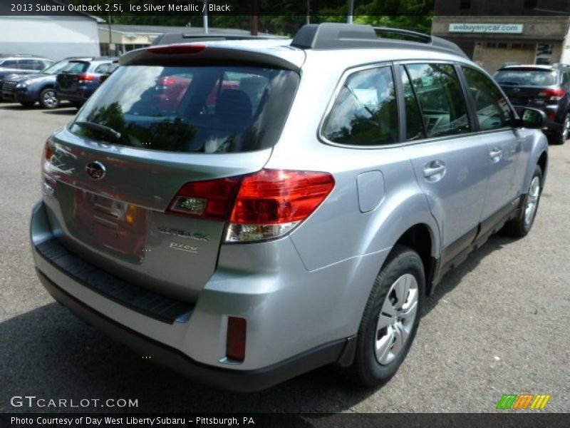 Ice Silver Metallic / Black 2013 Subaru Outback 2.5i