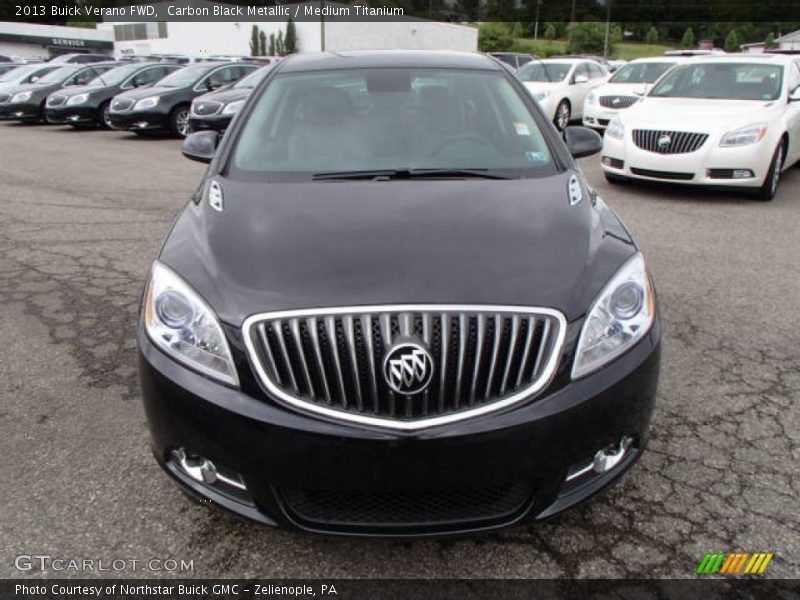 Carbon Black Metallic / Medium Titanium 2013 Buick Verano FWD