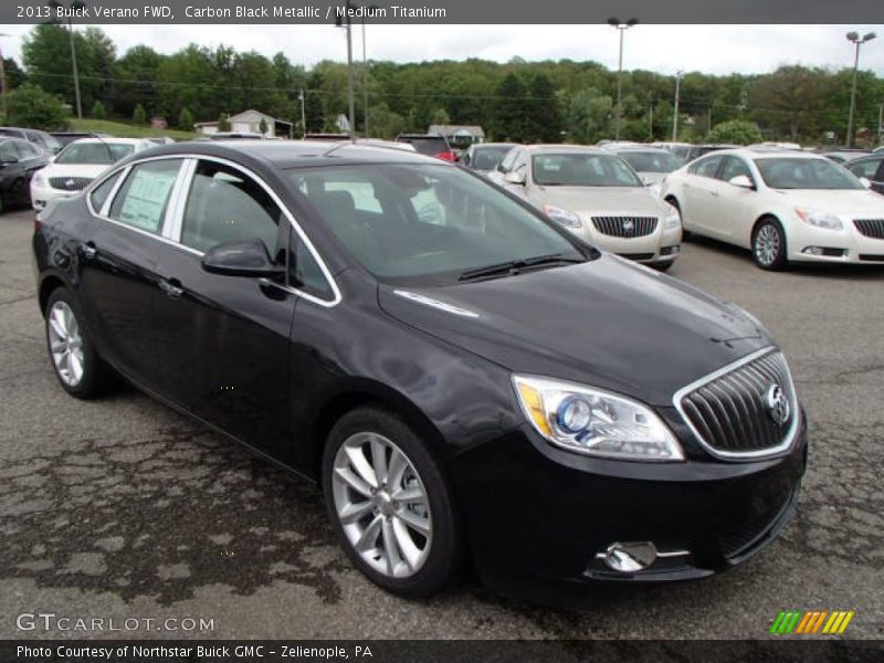 Carbon Black Metallic / Medium Titanium 2013 Buick Verano FWD