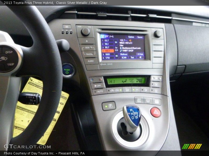 Classic Silver Metallic / Dark Gray 2013 Toyota Prius Three Hybrid