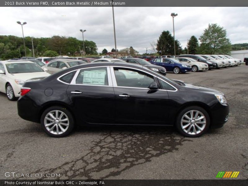 Carbon Black Metallic / Medium Titanium 2013 Buick Verano FWD