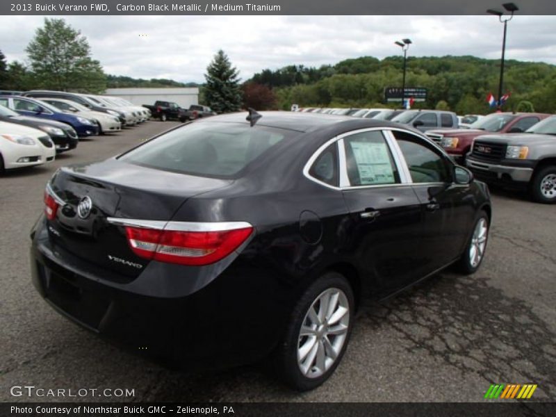 Carbon Black Metallic / Medium Titanium 2013 Buick Verano FWD