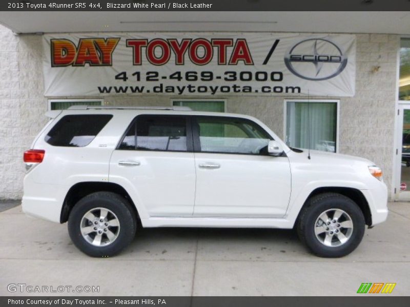 Blizzard White Pearl / Black Leather 2013 Toyota 4Runner SR5 4x4