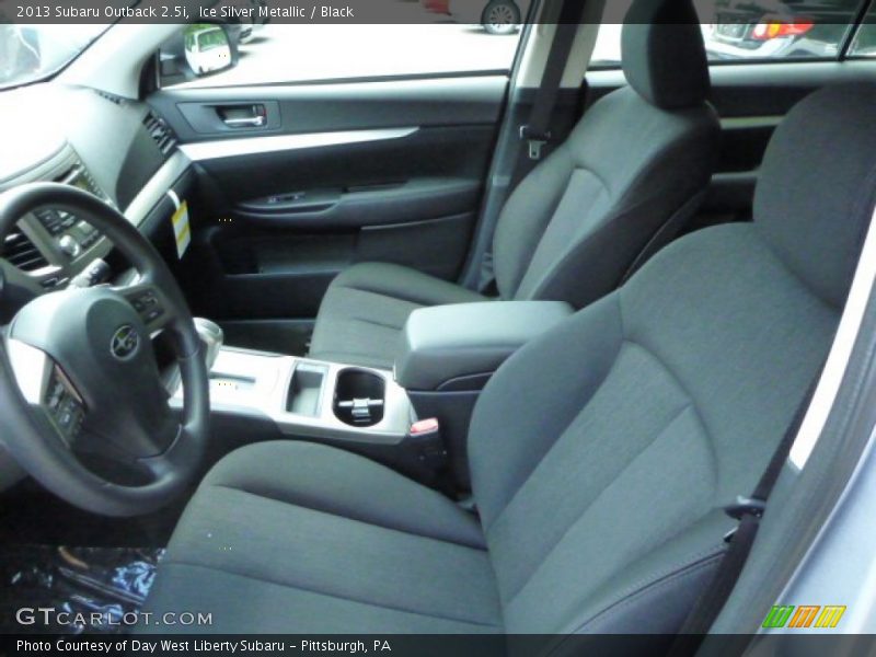Ice Silver Metallic / Black 2013 Subaru Outback 2.5i