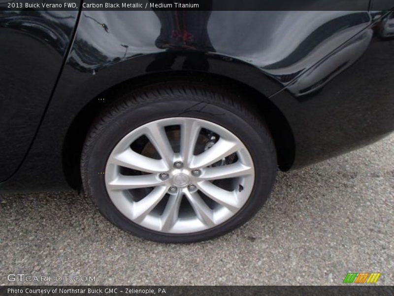 Carbon Black Metallic / Medium Titanium 2013 Buick Verano FWD