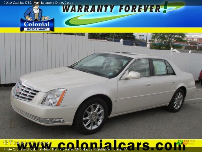 Vanilla Latte / Shale/Cocoa 2010 Cadillac DTS