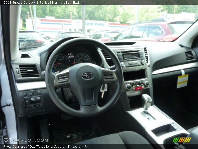 Ice Silver Metallic / Black 2013 Subaru Outback 2.5i