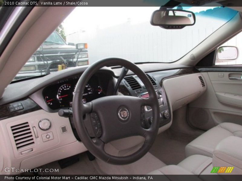 Vanilla Latte / Shale/Cocoa 2010 Cadillac DTS