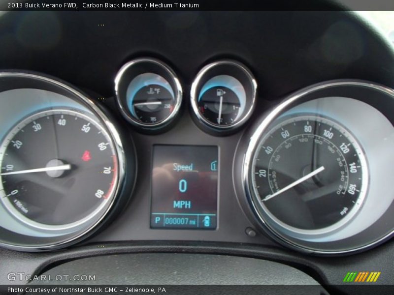 Carbon Black Metallic / Medium Titanium 2013 Buick Verano FWD