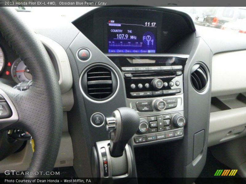 Obsidian Blue Pearl / Gray 2013 Honda Pilot EX-L 4WD