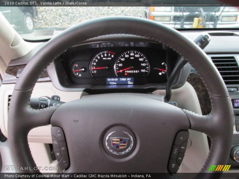 Vanilla Latte / Shale/Cocoa 2010 Cadillac DTS