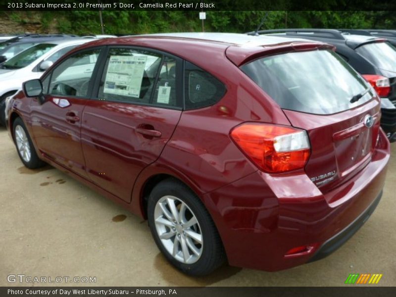 Camellia Red Pearl / Black 2013 Subaru Impreza 2.0i Premium 5 Door