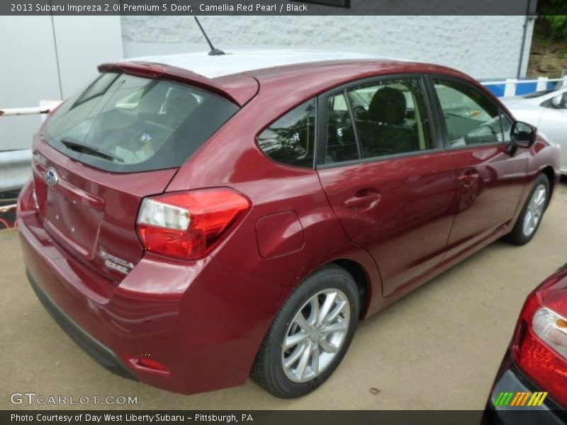 Camellia Red Pearl / Black 2013 Subaru Impreza 2.0i Premium 5 Door