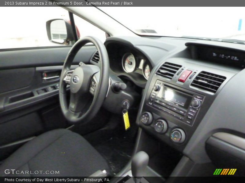 Camellia Red Pearl / Black 2013 Subaru Impreza 2.0i Premium 5 Door