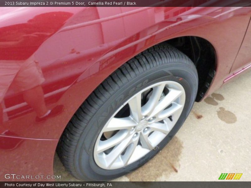 Camellia Red Pearl / Black 2013 Subaru Impreza 2.0i Premium 5 Door