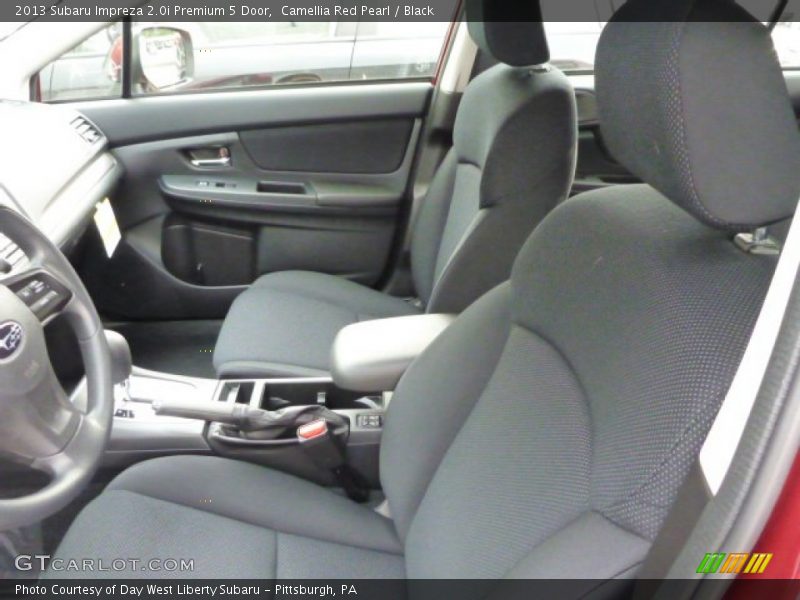 Camellia Red Pearl / Black 2013 Subaru Impreza 2.0i Premium 5 Door