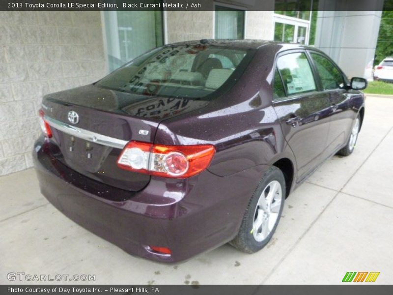 Black Currant Metallic / Ash 2013 Toyota Corolla LE Special Edition