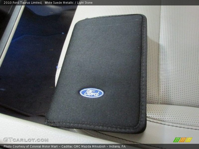 White Suede Metallic / Light Stone 2010 Ford Taurus Limited