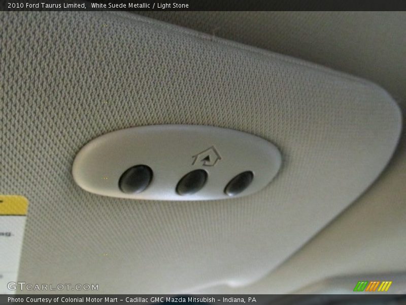 White Suede Metallic / Light Stone 2010 Ford Taurus Limited