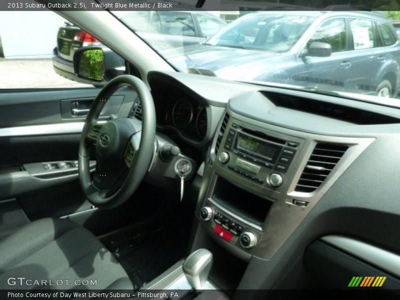 Twilight Blue Metallic / Black 2013 Subaru Outback 2.5i