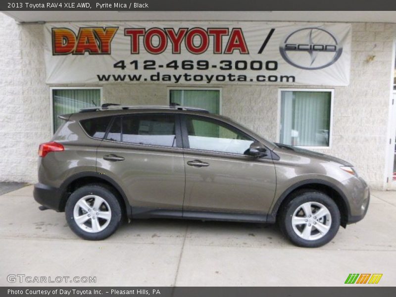 Pyrite Mica / Black 2013 Toyota RAV4 XLE AWD