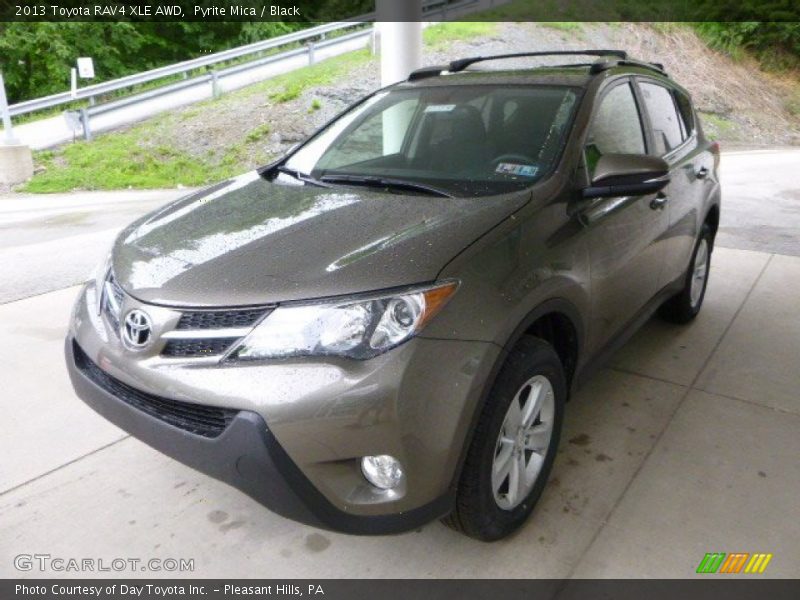 Pyrite Mica / Black 2013 Toyota RAV4 XLE AWD