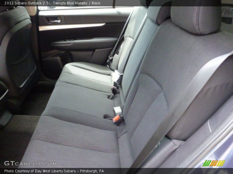 Twilight Blue Metallic / Black 2013 Subaru Outback 2.5i