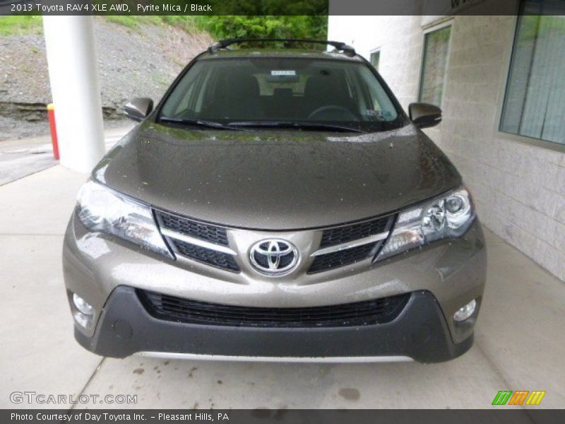 Pyrite Mica / Black 2013 Toyota RAV4 XLE AWD