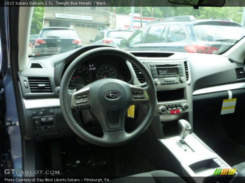Twilight Blue Metallic / Black 2013 Subaru Outback 2.5i