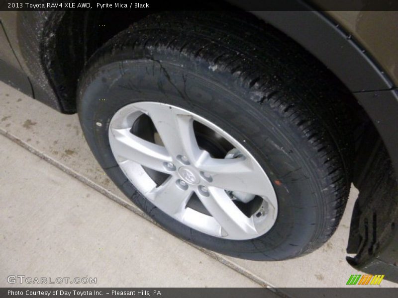 Pyrite Mica / Black 2013 Toyota RAV4 XLE AWD