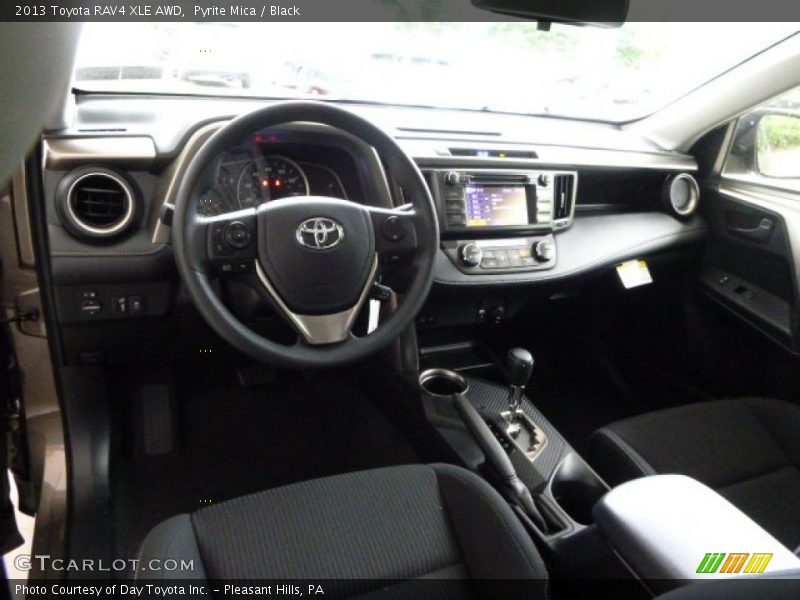 Pyrite Mica / Black 2013 Toyota RAV4 XLE AWD