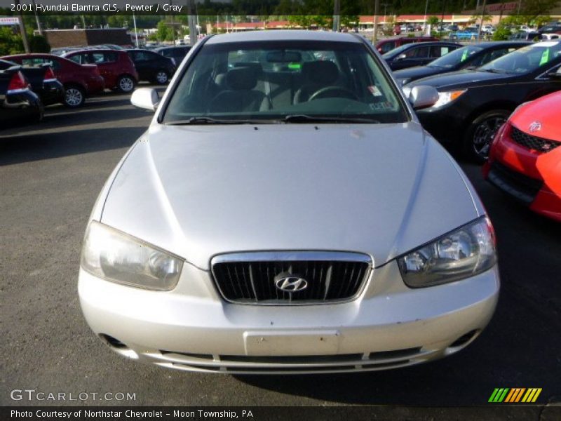 Pewter / Gray 2001 Hyundai Elantra GLS