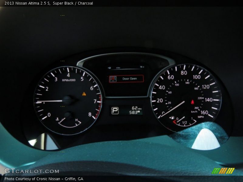 Super Black / Charcoal 2013 Nissan Altima 2.5 S