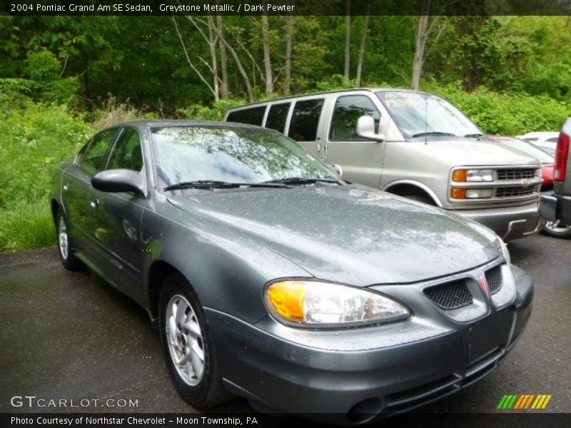 Greystone Metallic / Dark Pewter 2004 Pontiac Grand Am SE Sedan