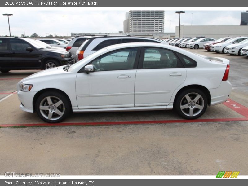 Ice White / Off Black 2010 Volvo S40 T5 R-Design