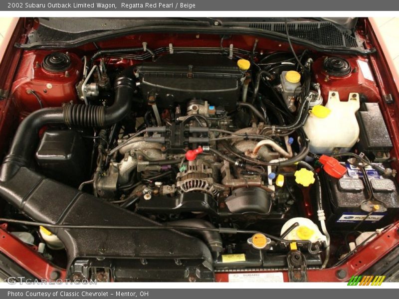 Regatta Red Pearl / Beige 2002 Subaru Outback Limited Wagon