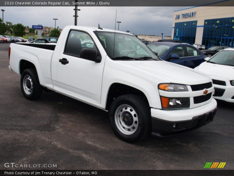 Summit White / Ebony 2010 Chevrolet Colorado Regular Cab