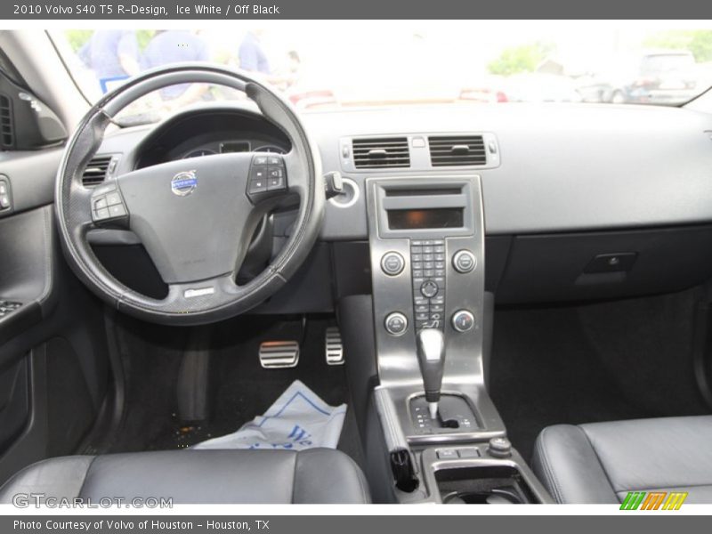 Ice White / Off Black 2010 Volvo S40 T5 R-Design