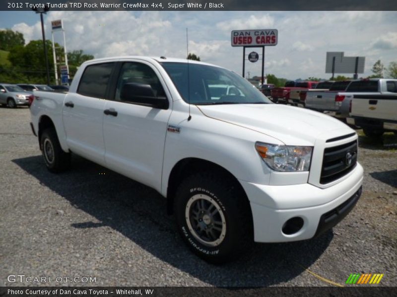 Super White / Black 2012 Toyota Tundra TRD Rock Warrior CrewMax 4x4