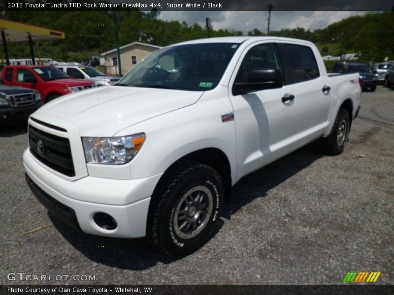 Super White / Black 2012 Toyota Tundra TRD Rock Warrior CrewMax 4x4