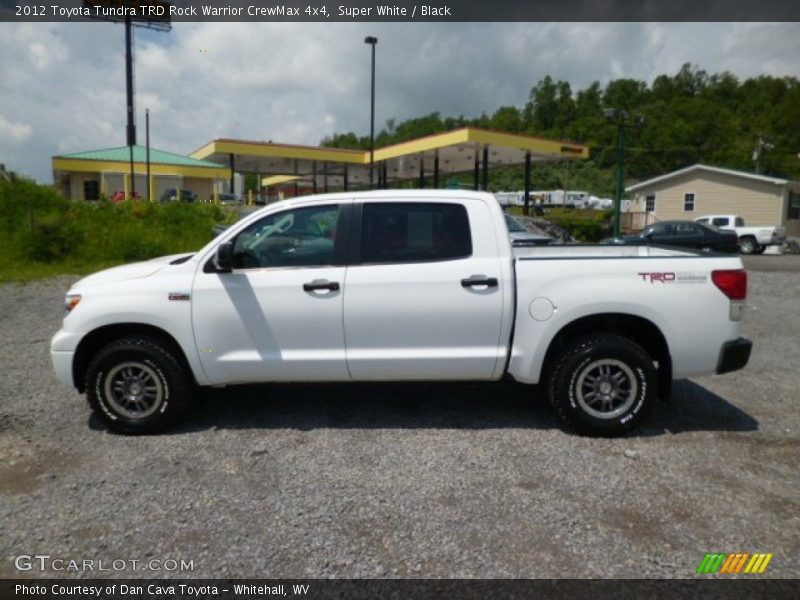 Super White / Black 2012 Toyota Tundra TRD Rock Warrior CrewMax 4x4