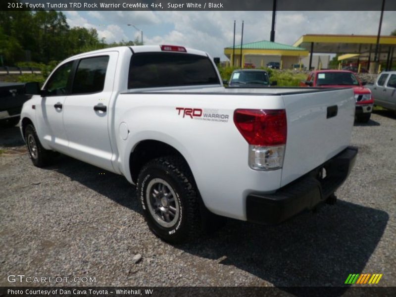 Super White / Black 2012 Toyota Tundra TRD Rock Warrior CrewMax 4x4