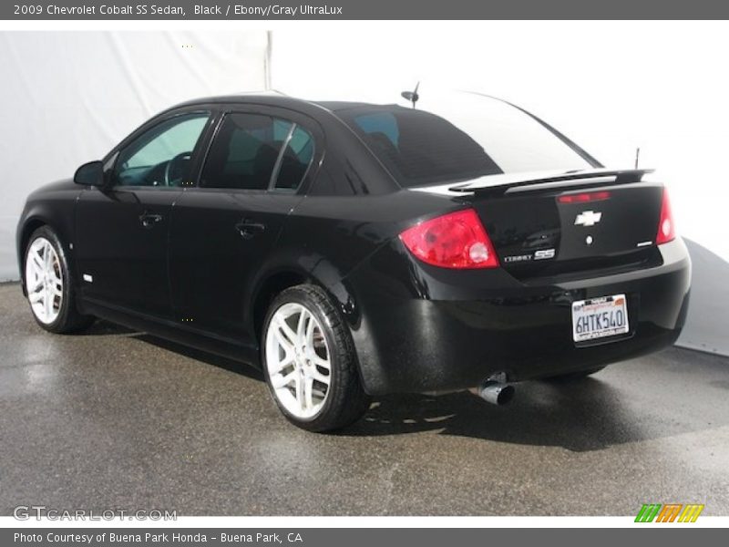 Black / Ebony/Gray UltraLux 2009 Chevrolet Cobalt SS Sedan