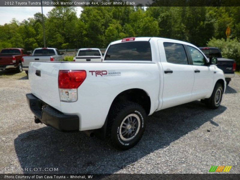 Super White / Black 2012 Toyota Tundra TRD Rock Warrior CrewMax 4x4