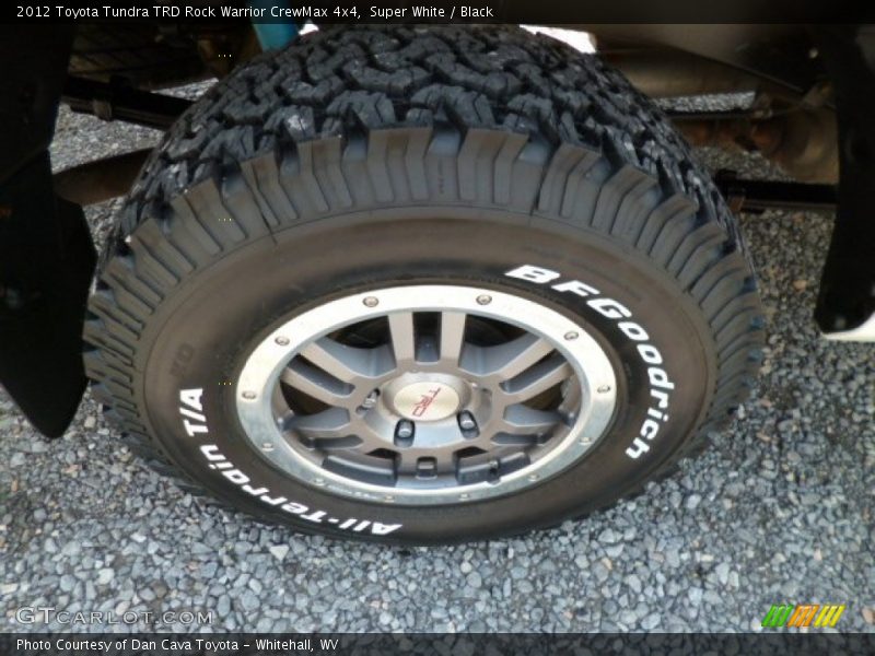 Super White / Black 2012 Toyota Tundra TRD Rock Warrior CrewMax 4x4