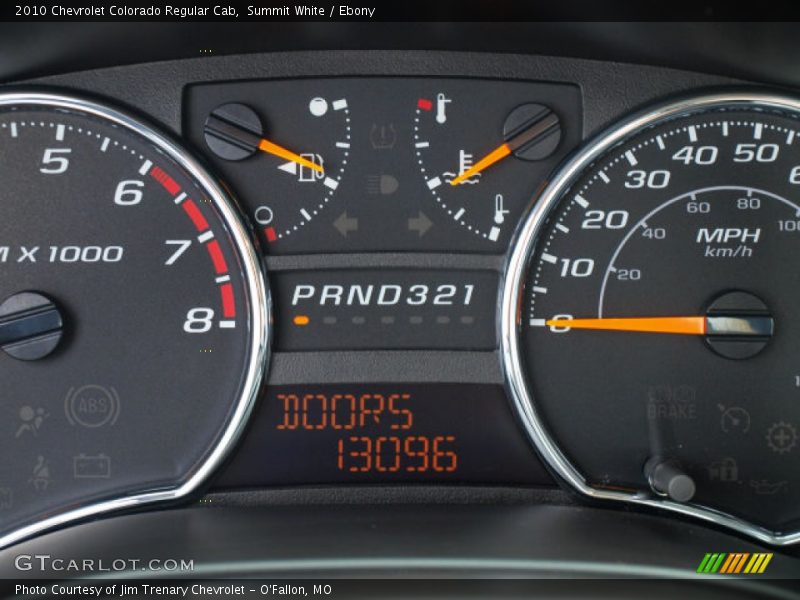 Summit White / Ebony 2010 Chevrolet Colorado Regular Cab