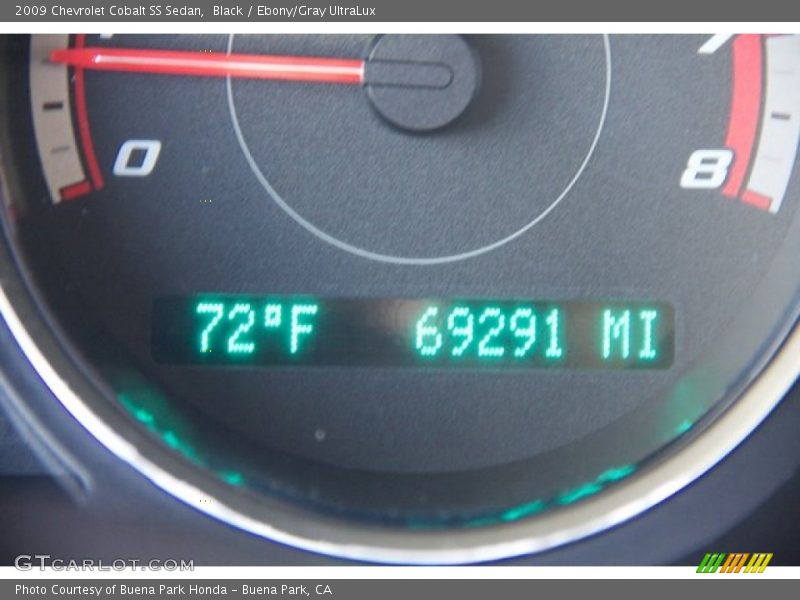 Black / Ebony/Gray UltraLux 2009 Chevrolet Cobalt SS Sedan