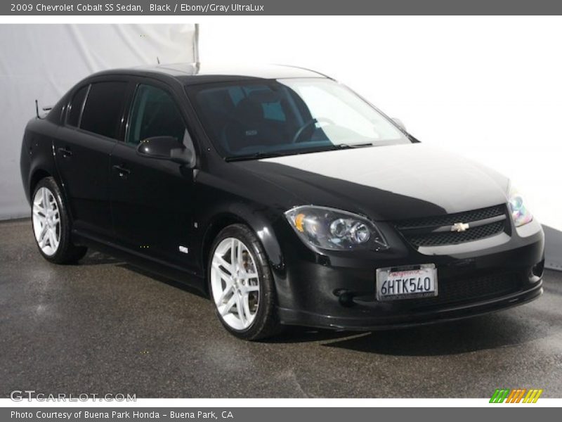 Black / Ebony/Gray UltraLux 2009 Chevrolet Cobalt SS Sedan