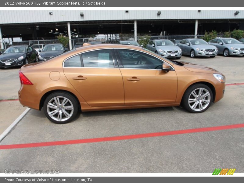  2012 S60 T5 Vibrant Copper Metallic